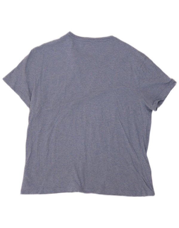 Polo Ralph Lauren Camiseta masculina Top Médio Algodão Azul