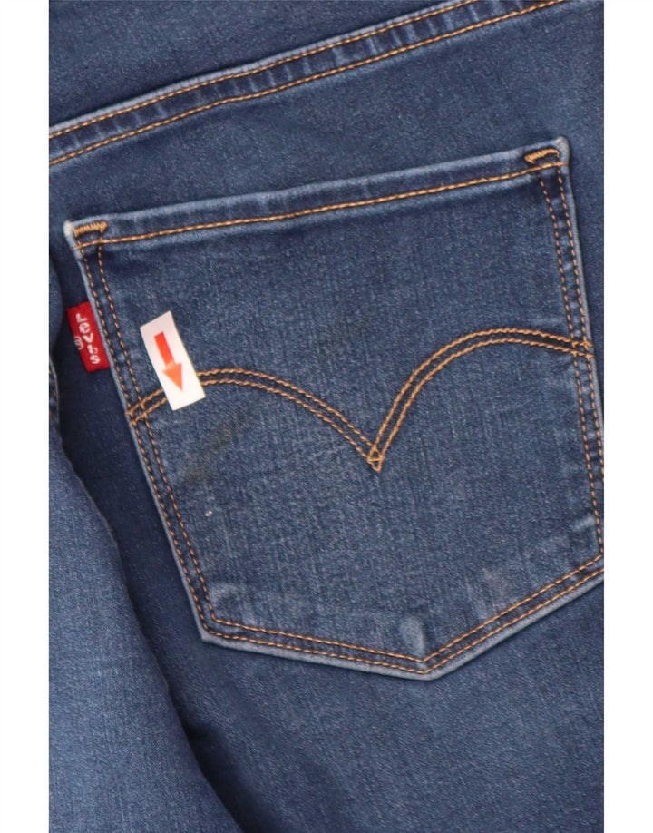Calça jeans feminina Levi's 314 Shaping Straight W30 L31 azul algodão