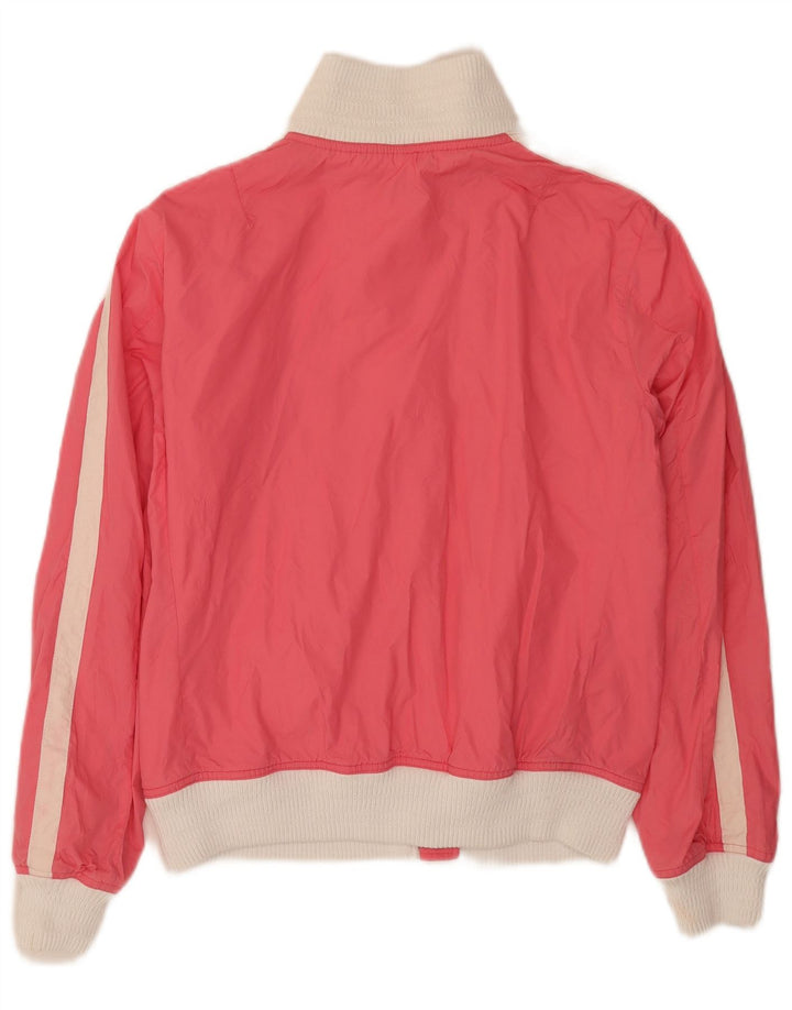 Jaqueta de treino feminina North Sails Reino Unido 16 grande bloco colorido rosa