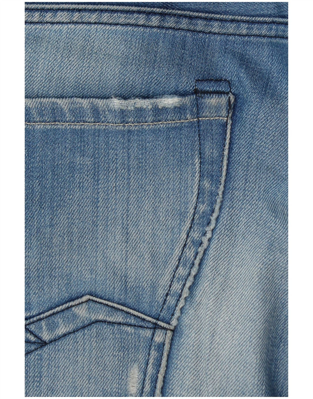 Shorts jeans masculino Replay Waitom W33 grande algodão azul