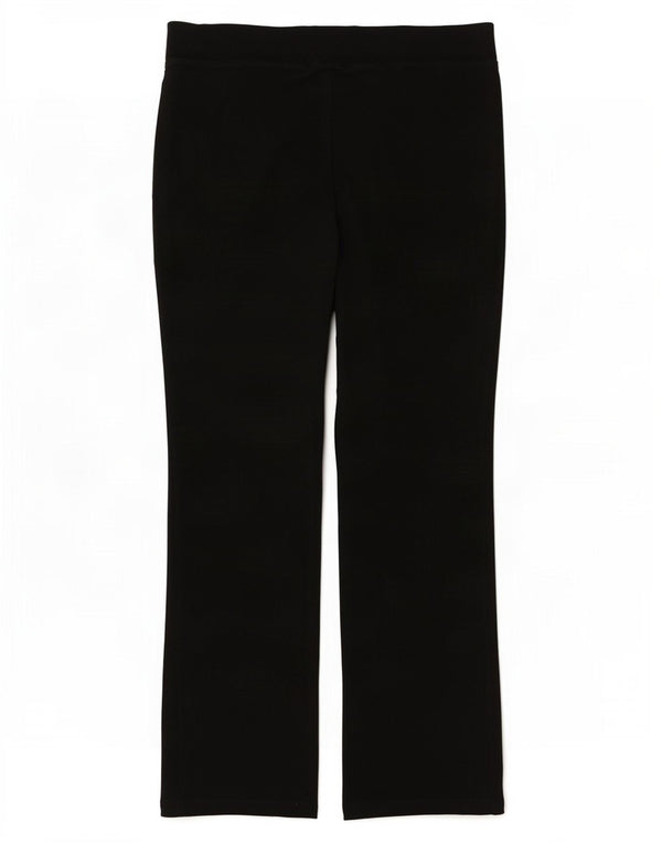 Calça de treino feminina Marks & Spencer Reino Unido 12 algodão preto médio