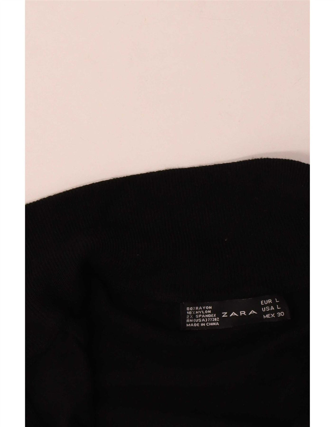 Suéter cardigã feminino Zara Reino Unido 14 grande rayon preto