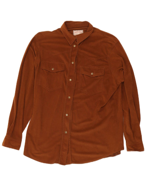 Blusa feminina de veludo country casuals IT 42/44 médio marrom triacetato