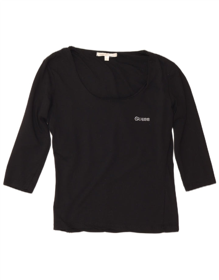 Guess Top feminino manga 3/4 tamanho 3 XS preto