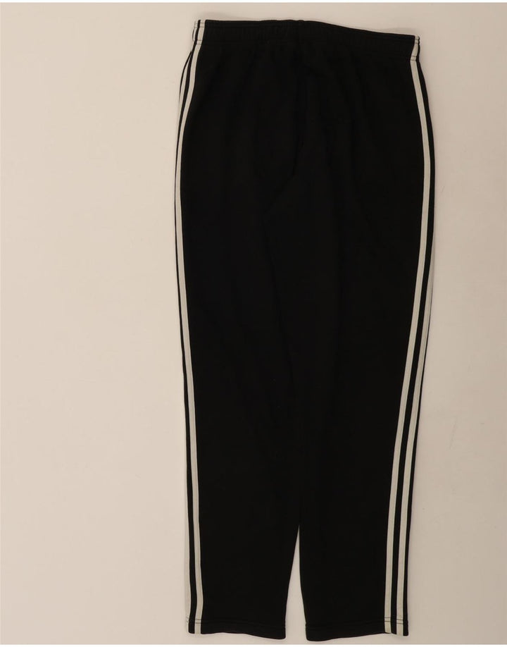 Calças de treino masculinas Adidas grandes de algodão preto