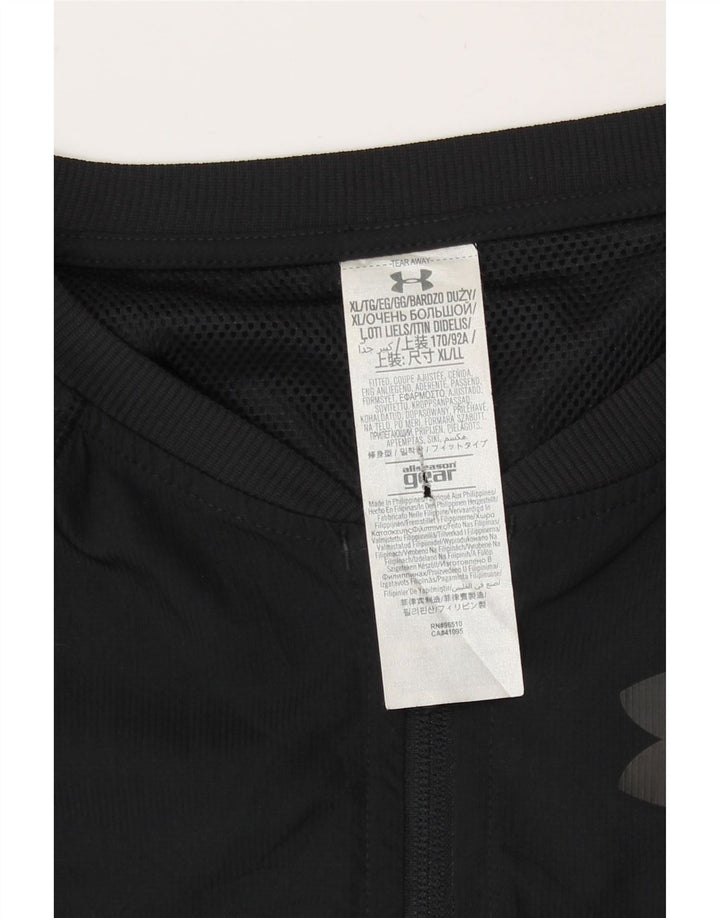 Jaqueta de chuva masculina Umbro UK 42 XL poliéster preto