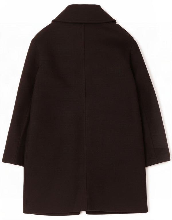 Sobretudo feminino Marks & Spencer grande tamanho UK 10 pequeno poliéster preto