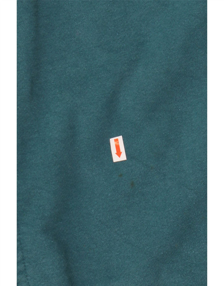 Fat Face Mens Graphic Treino Top Jaqueta Grande Algodão Verde