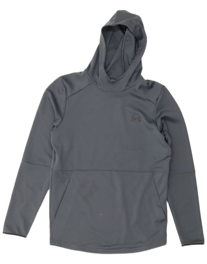 Under Armour Mens Hoodie Jumper Pequeno Poliéster Cinza
