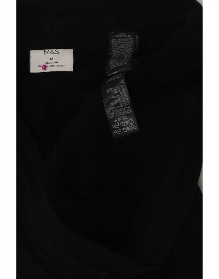 Marks & Spencer Mens Calças de treino regulares Joggers médio preto