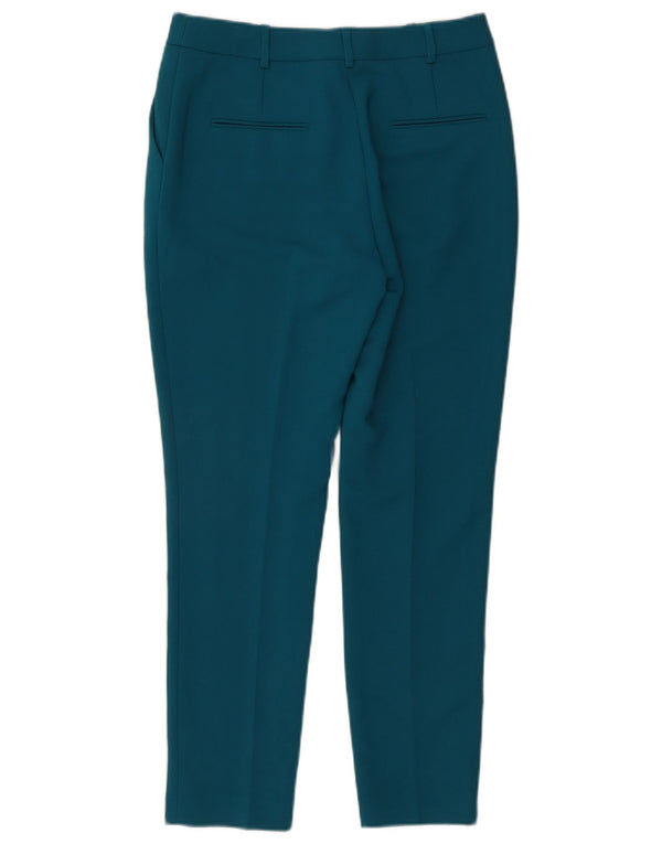 Calça Chino Slim Feminina Hobbs UK 10 Pequeno W27 L28 Azul Poliéster