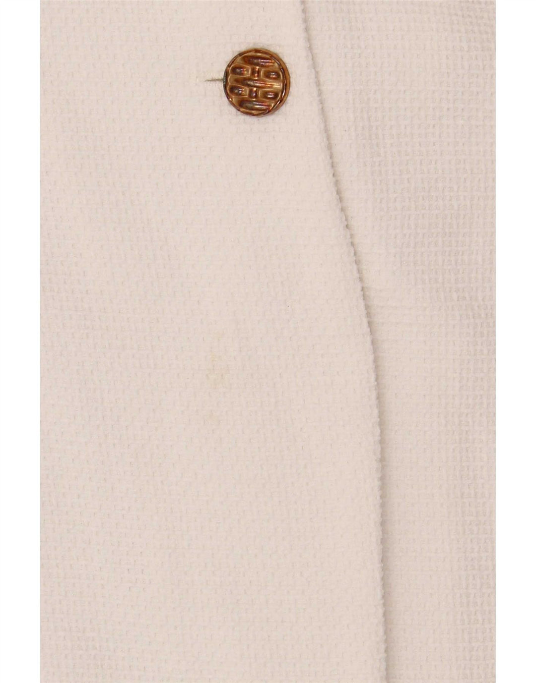Jaqueta Bolero Feminina Zara Reino Unido 16 Grande Poliéster Branco