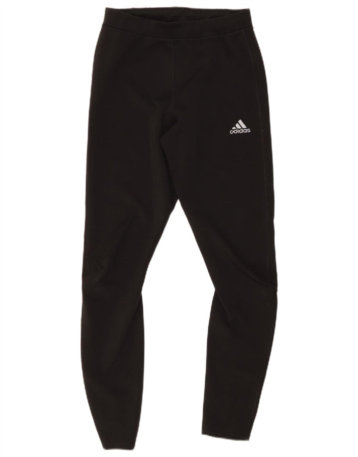 Leggings Adidas Femininas UK 12 Médio Poliéster Preto