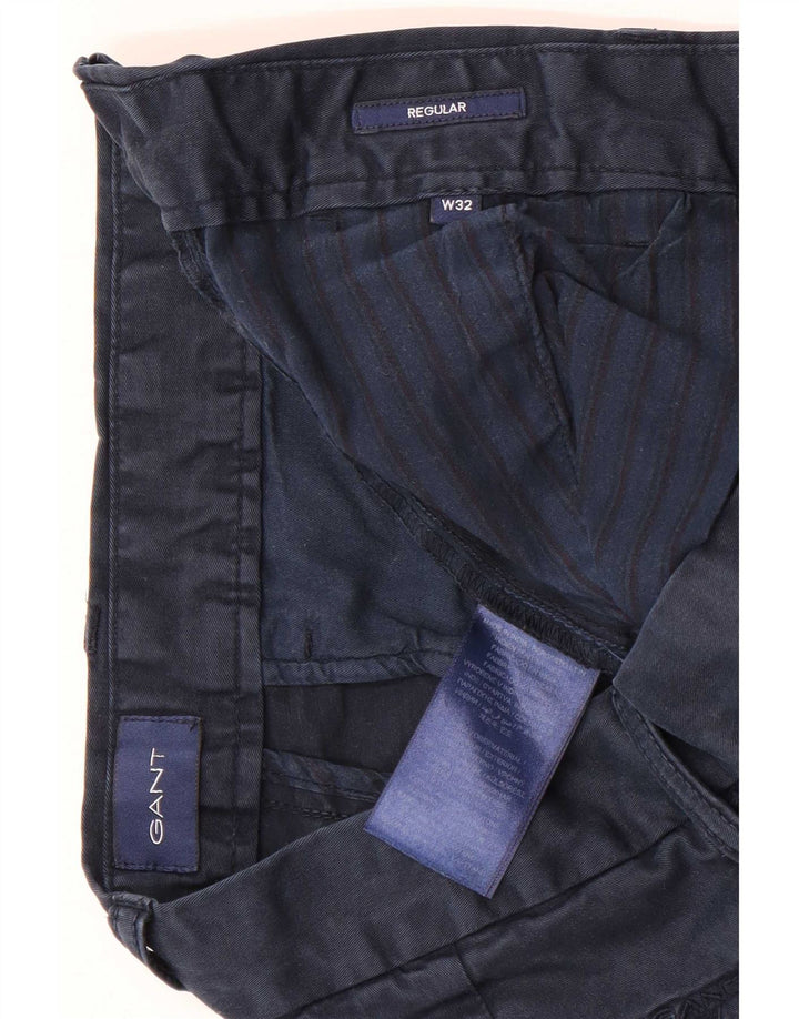Shorts Chino Regular Masculino Gant W32 Algodão Azul Marinho Médio