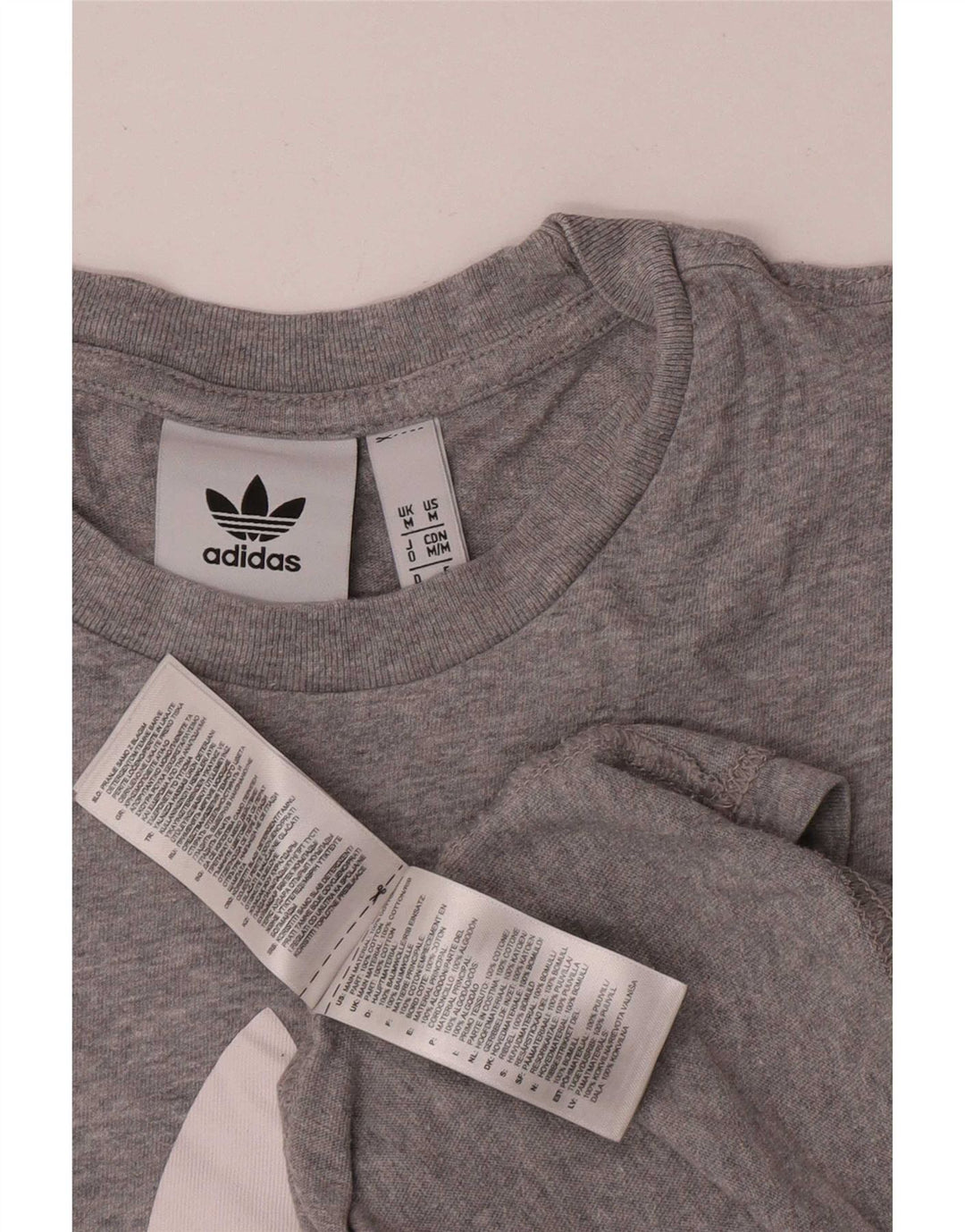 Camiseta Adidas Masculina Graphic Top Cinza Médio Algodão