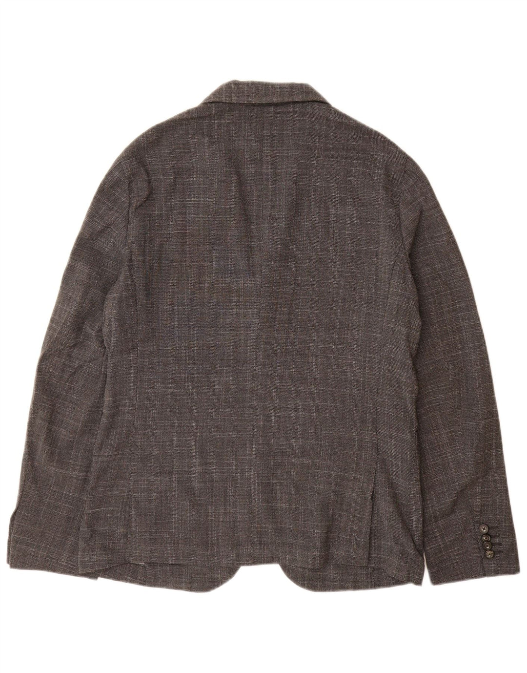 Jaqueta blazer masculina TOMMY HILFIGER sob medida de 2 botões IT 48 cinza médio