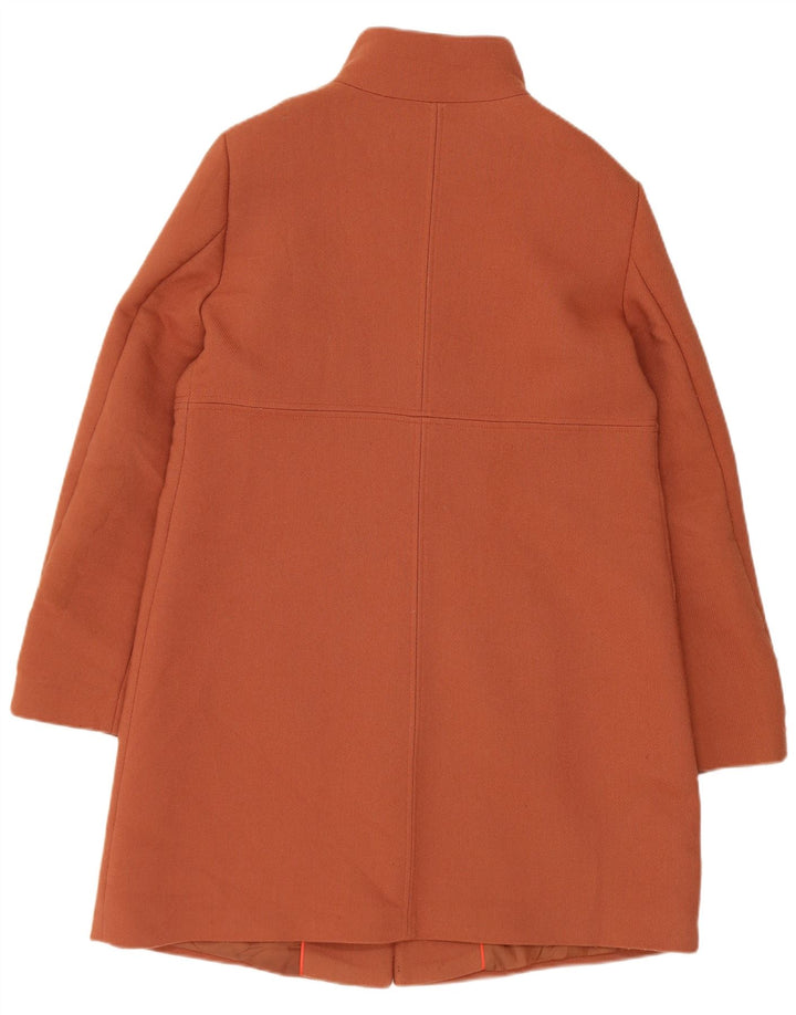 Sobretudo feminino Benetton UK 14 grande poliéster marrom