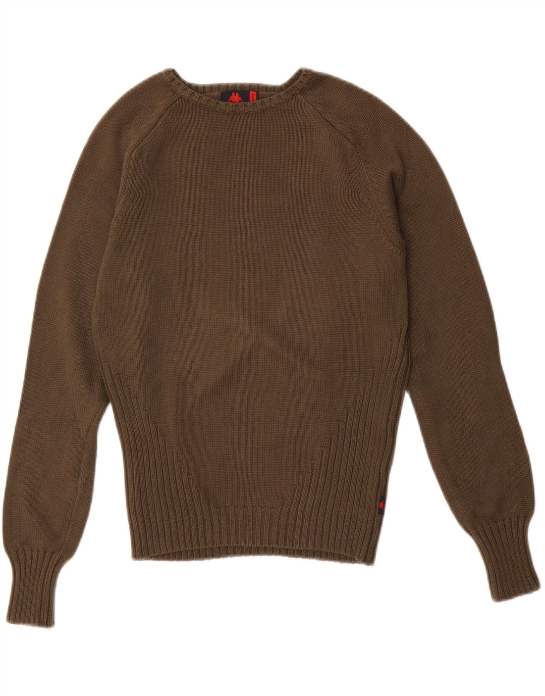 KAPPA Womens Boat Neck Jumper Sweater UK 18 XL Khaki Cotton Vintage Kappa and Second-Hand Kappa from Messina Hembry 