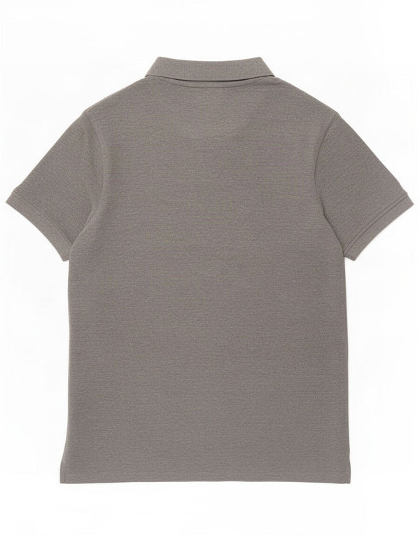 Camisa polo masculina Lyle & Scott grande algodão cinza