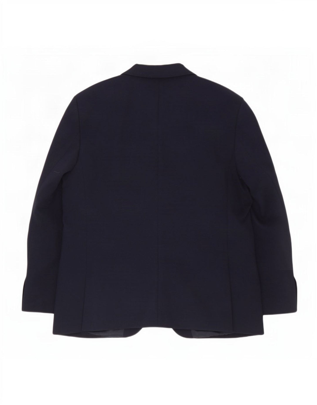 Jaqueta blazer masculina de 2 botões Marks & Spencer Reino Unido 48 4XL azul marinho poliamida