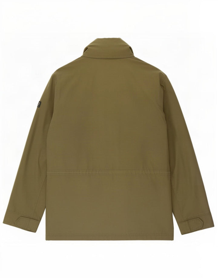 Jaqueta utilitária masculina Timberland UK 40 grande algodão cáqui