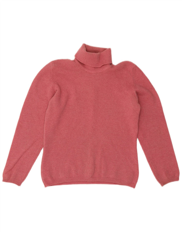Suéter feminino Lyle & Scott com gola redonda Reino Unido 14 rosa médio
