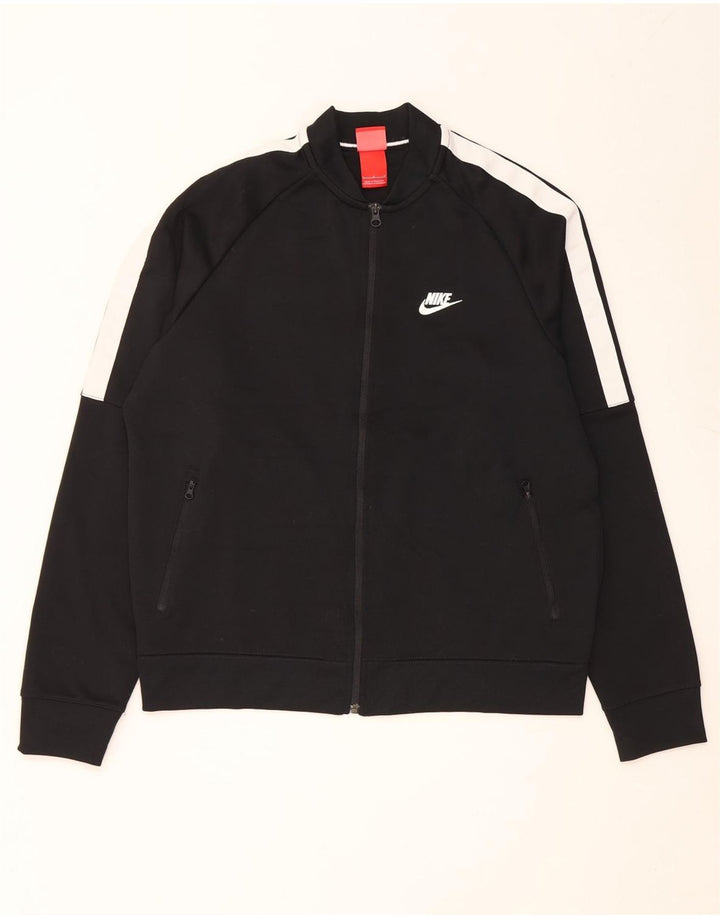 Jaqueta Nike Masculina Treino Top Grande Poliéster Colorblock Preto