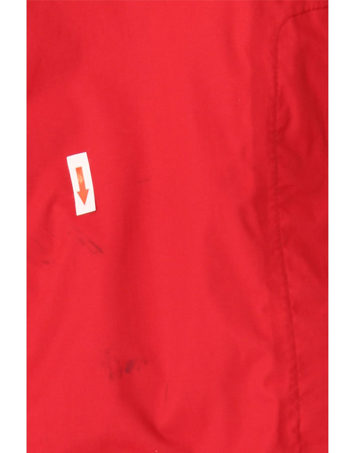 Jaqueta de chuva masculina Jack Wolfskin Reino Unido 48 2XL poliamida colorblock vermelha
