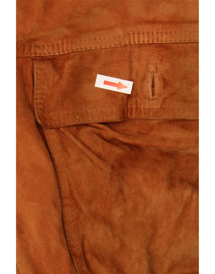 Pielini Jaqueta bomber masculina de camurça IT 56 3XL bege