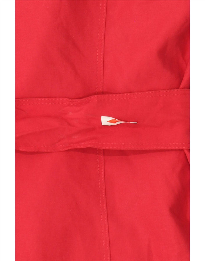 Casaco impermeável feminino Marks & Spencer Reino Unido 16 grande poliéster rosa