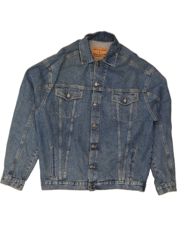 Jaqueta jeans masculina VINTAGE UK 40 grande algodão azul