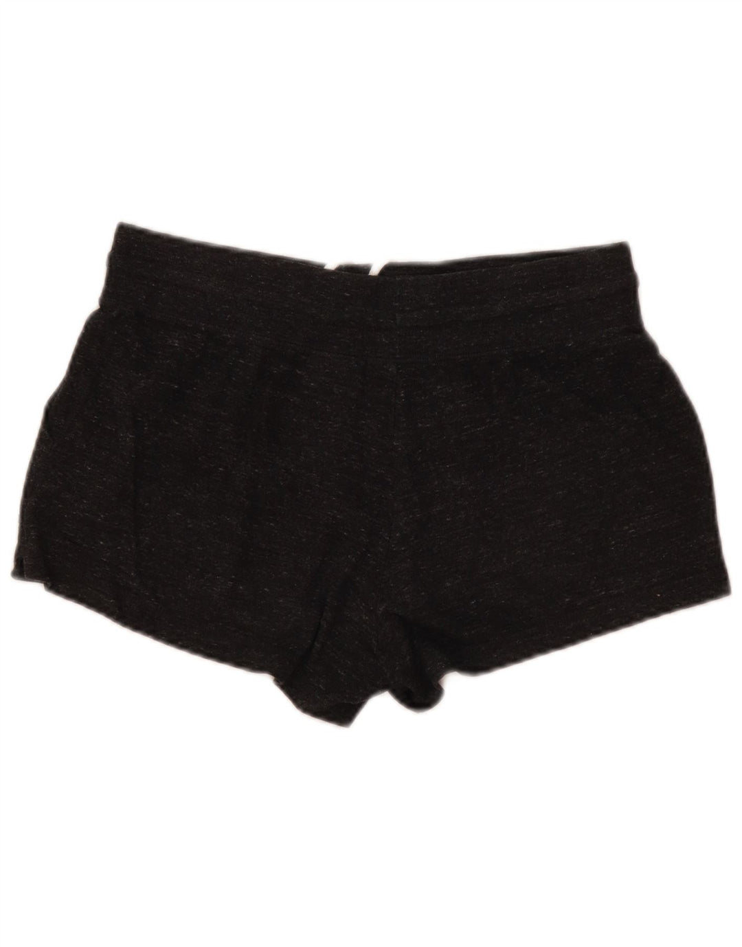 Shorts esportivos femininos Nike UK 14 algodão manchado cinza médio