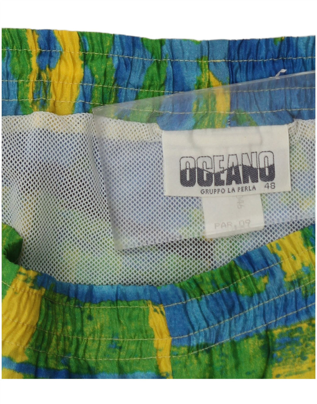 Shorts de natação masculino OCEANO IT 48 poliamida colorblock amarelo médio