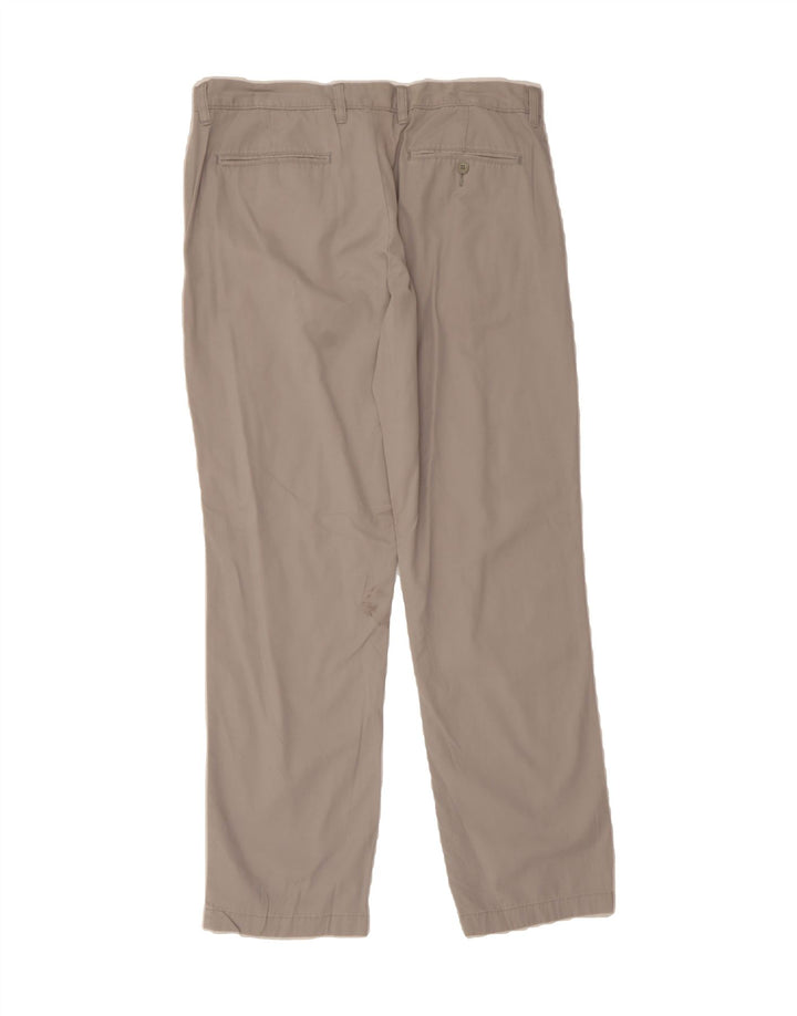 J. CREW Mens Classic Fit Chino Trousers W35 L32 Grey Cotton Vintage J. Crew and Second-Hand J. Crew from Messina Hembry 