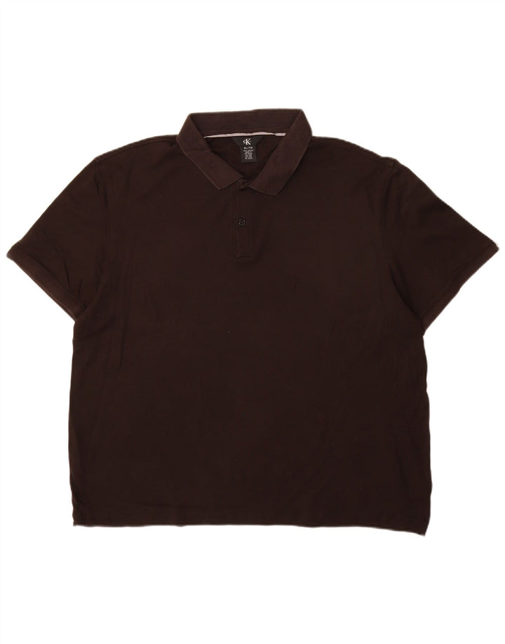 Camisa polo masculina CALVIN KLEIN XL algodão preto