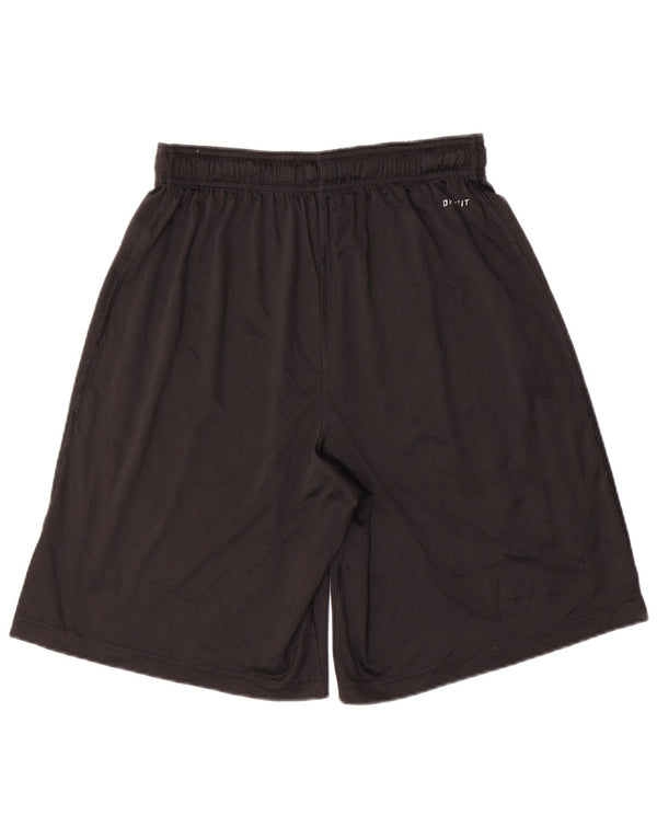 Nike Mens Dri Fit Graphic Sport Shorts Médio Preto Poliéster