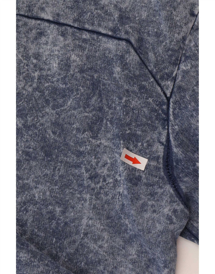 Calvin Klein Jeans Masculino moletom gráfico jumper médio azul algodão