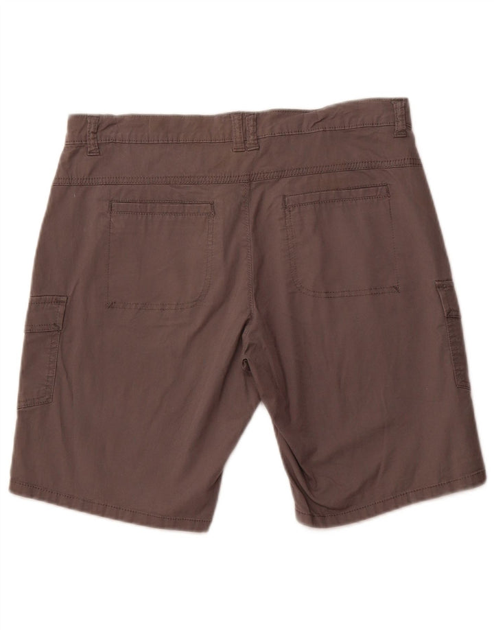 Shorts cargo feminino LEE cintura média US 8 médio W32 algodão cinza
