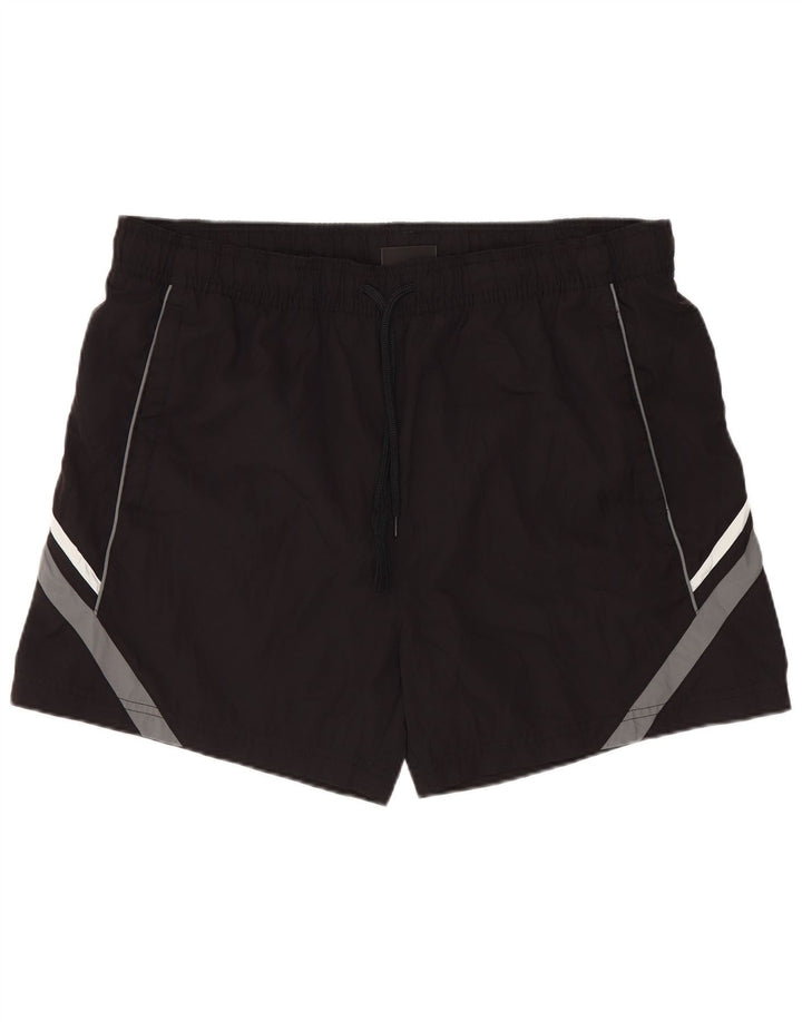 Shorts de natação masculino CHAMPION grande poliéster colorido preto
