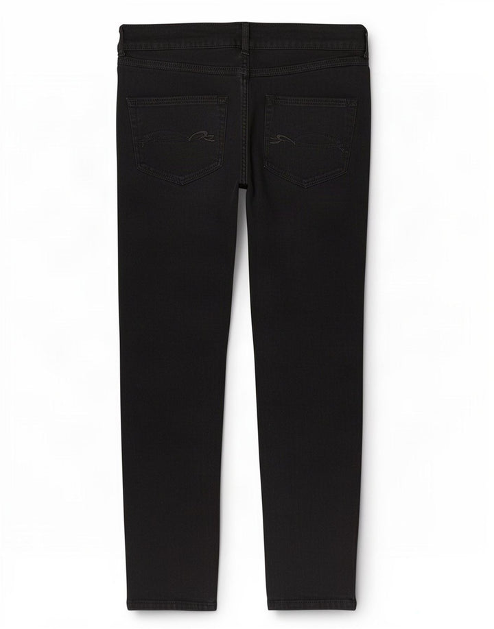 Calça casual reta feminina Max & Co. W32 L27 preta