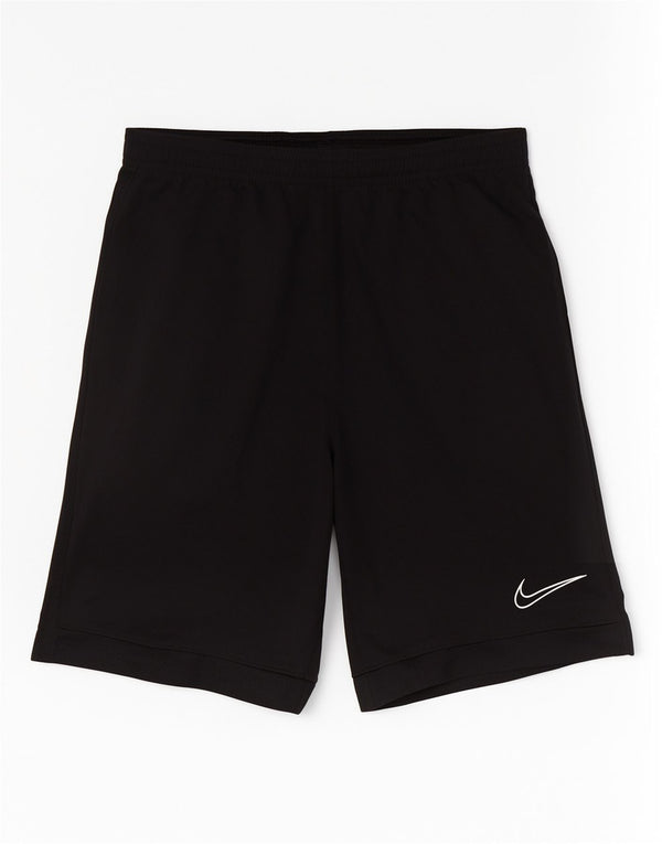 Shorts esportivos Nike Boys 12-13 anos grandes esportivos pretos de poliéster