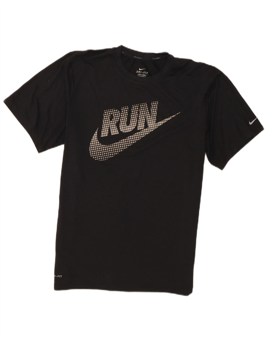 Camiseta Nike Masculina Dri Fit Graphic Top Médio Preto Poliéster