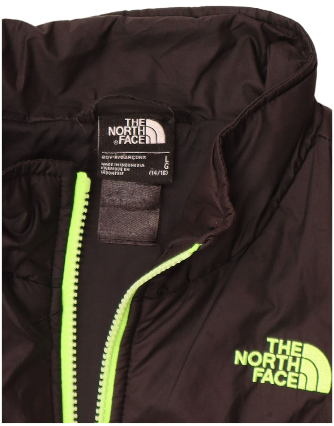 Jaqueta The North Face Boys Liner acolchoada 14-15 anos grande poliéster preto