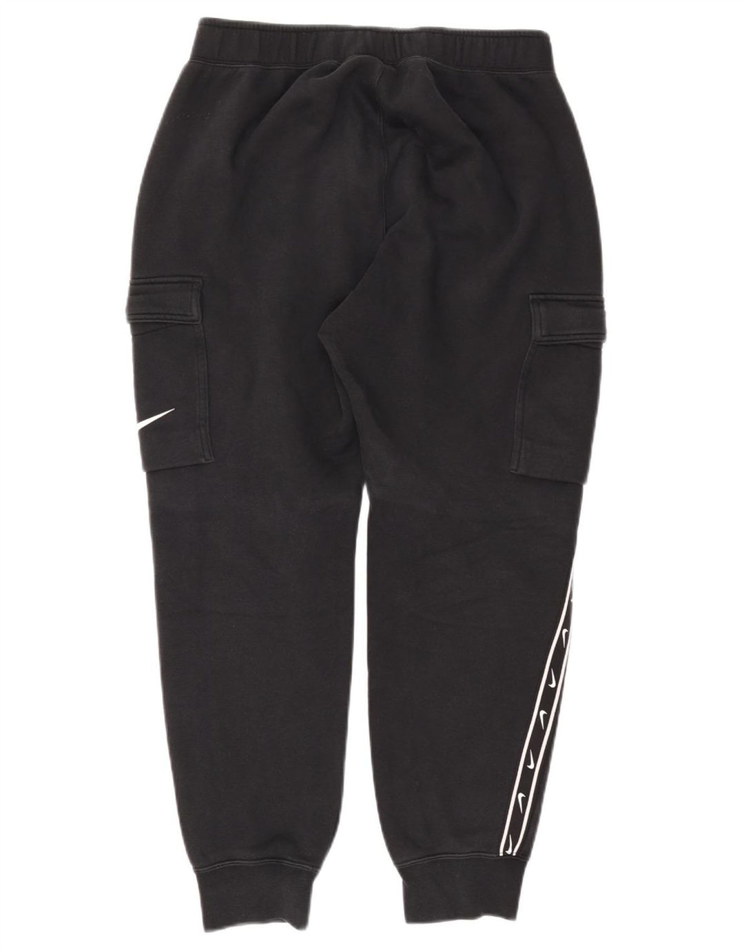 Calça de treino masculina NIKE Graphic Cargo Joggers médio preto algodão