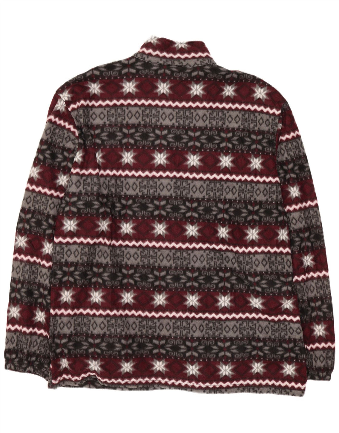 Jaqueta de lã masculina JINHAOLAI UK 46 3XL cinza Fair Isle poliéster