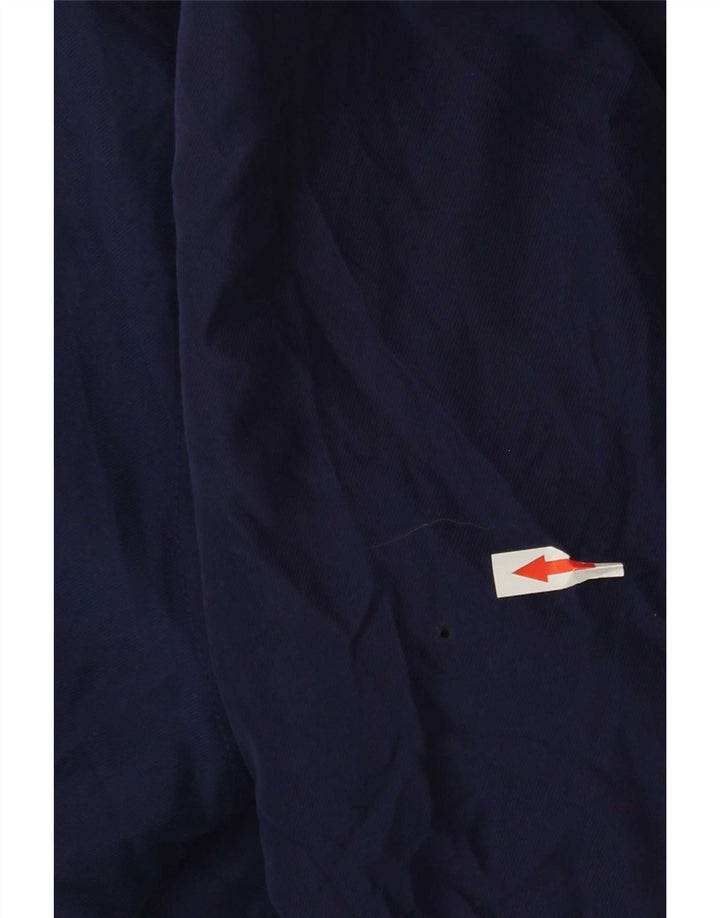 Jaqueta corta-vento masculina Adidas UK 40/42 poliéster azul marinho médio