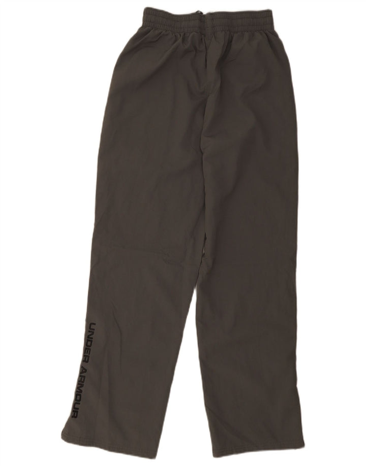 Calça de treino masculina Under Armour pequena cinza poliéster