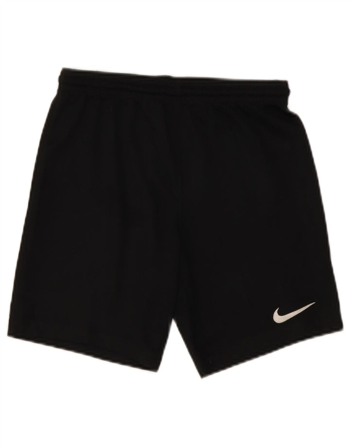 Shorts esportivos Nike Boys Dri Fit 10-11 anos médio preto poliéster