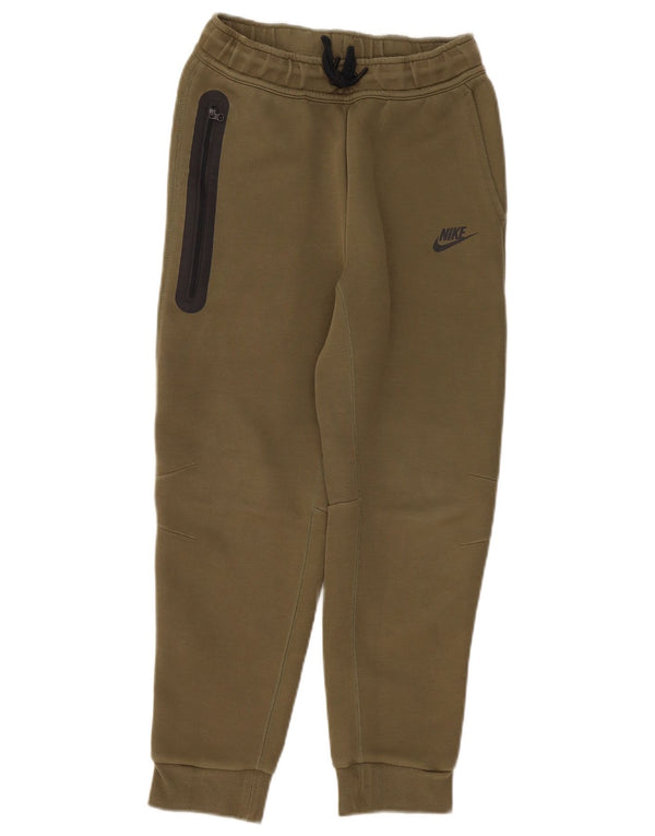 Calça de treino Nike Boys Joggers 12-13 anos grande algodão cáqui