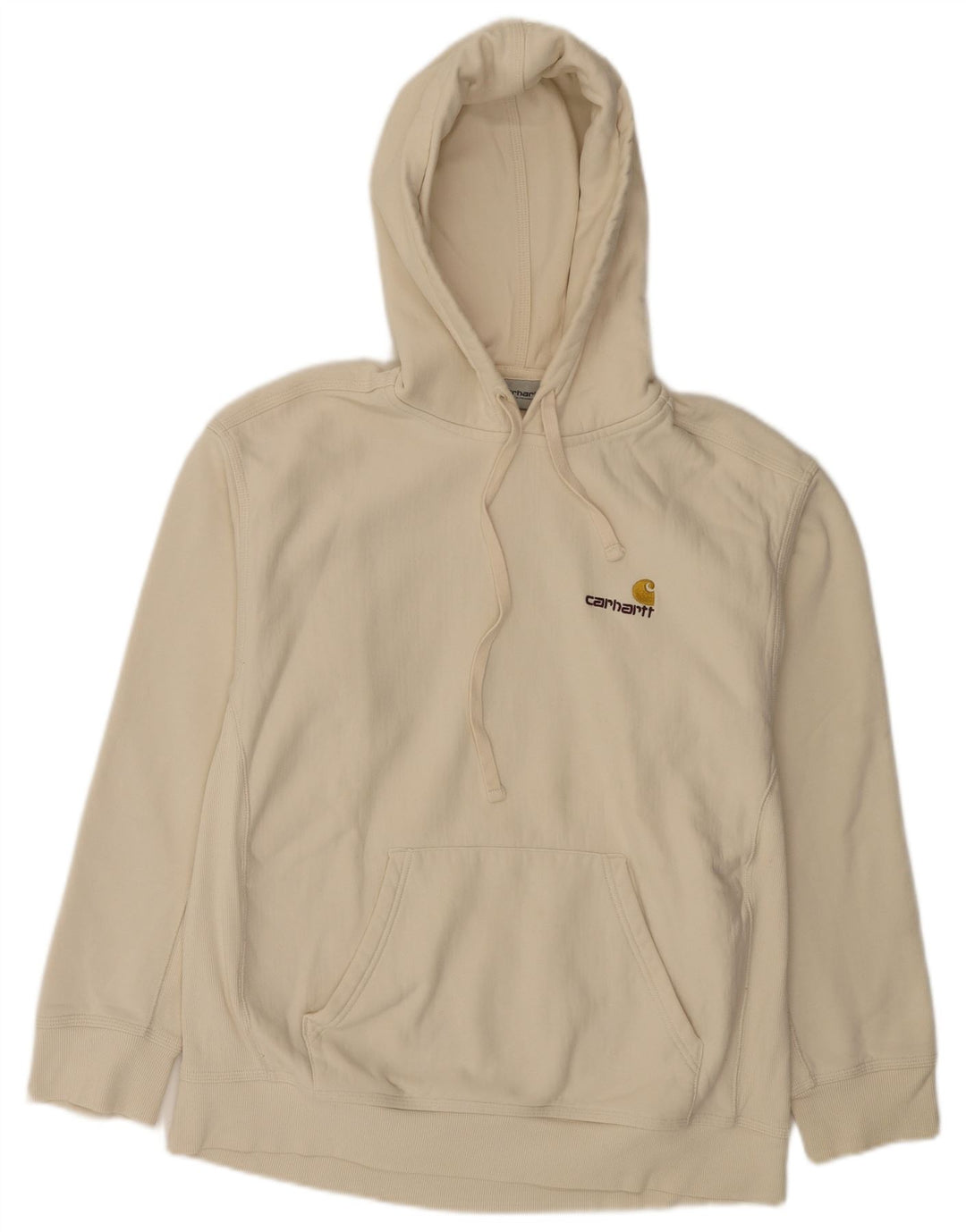 Carhartt moletom com capuz masculino grande algodão branco